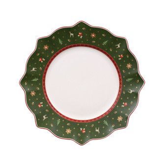 Toy's Delight Green Dinner Plate