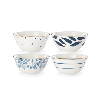Blue Bay Set/4  Assorted Dessert/Sorbet Bowls