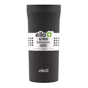 Arabica Stainless Steel Coffee Mug, 14 oz