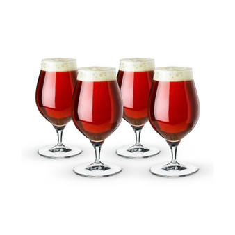Craft Beer Barrel Aged Tulip Glass, Set of 4, 17.7 Oz