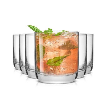 Faye Short Drinking Tumbler Glasses - Set of 6