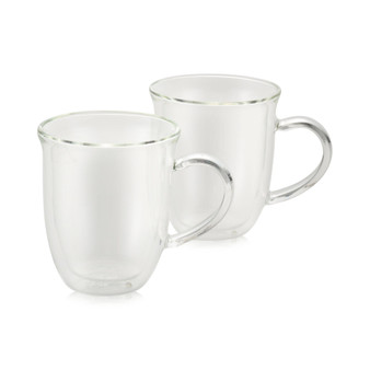 2-Pc. Glass Cappuccino Cup Set