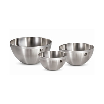 Gourmet Double-Wall 3 Pc Mixing Bowls