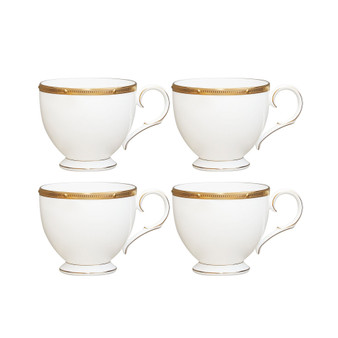 Rochelle Gold Set of 4 Cups, Service For 4