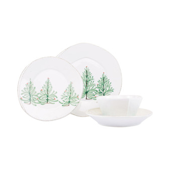 Lastra Holiday Four-Piece Place Setting