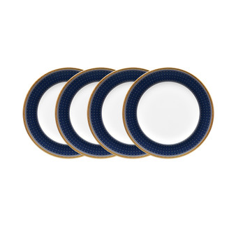 Blueshire Set of 4 Bread Butter and Appetizer Plates, Service For 4