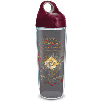 Tervis Harry Potter - Black Marauders Map Made in USA Double Walled  Insulated Tumbler Travel Cup Keeps Drinks Cold & Hot, 24oz Water Bottle, Classic