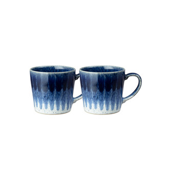 Studio Blue Accent Set of 2 Mugs, Service for 2