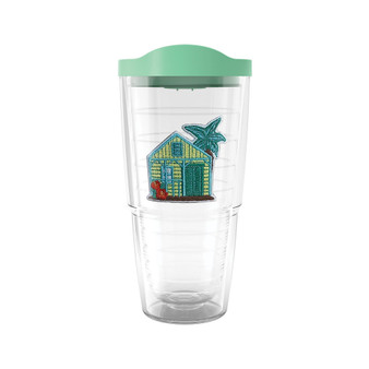 Tervis Beach House Retreat Collection Made in USA Double Walled  Insulated Tumbler Travel Cup Keeps Drinks Cold & Hot, 24oz, Mojito House