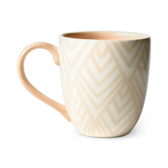 by Laura Johnson Blush Layered Diamond Mug