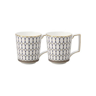 Renaissance Gold Mugs, Set Of 2