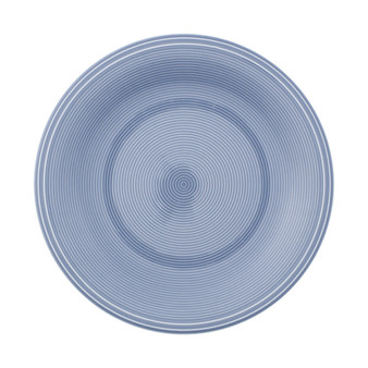 Color Loop Horizon Blue Dinner Plate