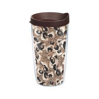 Tervis Spotted Jaguar Made in USA Double Walled  Insulated Tumbler Travel Cup Keeps Drinks Cold & Hot, 16oz, Classic