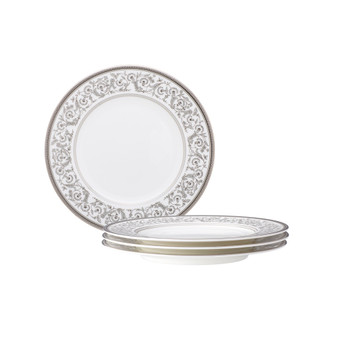 Summit Platinum Set of 4 Salad Plates, Service For 4