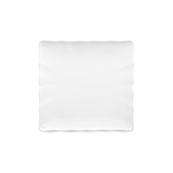 Cher Blanc Square Salad Plate