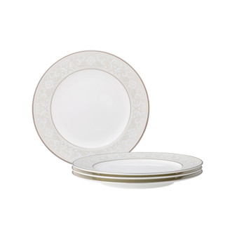 Montvale Platinum Set of 4 Salad Plates, Service For 4