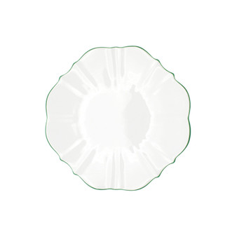 Amelie Forest Green Rim 10.5" Dinner Plate