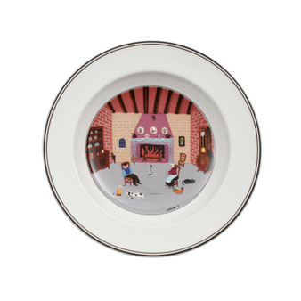 Design Naif Rim Soup Bowl Plowing