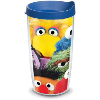 Tervis Sesame Street Big Faces Made in USA Double Walled  Insulated Tumbler Travel Cup Keeps Drinks Cold & Hot, 16oz, Classic