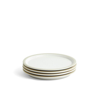 Urban Dining Plate/Lid White Set of 4