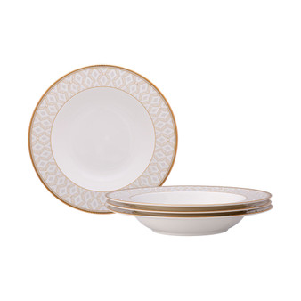 Noble Pearl Set Of 4 Soup Bowls, 8 1/2" 12 Oz.