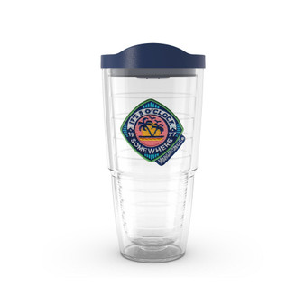 Tervis Margaritaville 5 O'Clock Made in USA Double Walled  Insulated Tumbler Travel Cup Keeps Drinks Cold & Hot, 24oz, Classic