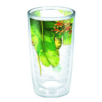 Tervis Recycled Made in USA Double Walled  Insulated Tumbler Travel Cup Keeps Drinks Cold & Hot, 16oz, Peek-a-boo Lizard