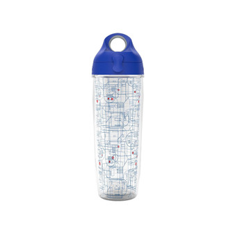 Tervis Star Wars R2D2 See Through De Too Made in USA Double Walled Insulated Tumbler Travel Cup Keeps Drinks Cold & Hot, 24oz Water Bottle, Classic