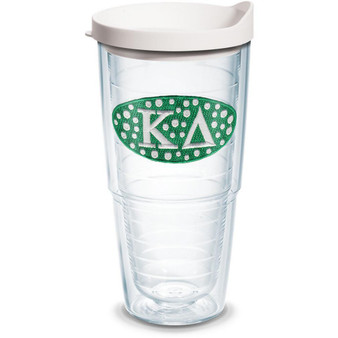 Tervis Kappa Delta Sorority Logo Made in USA Double Walled  Insulated Tumbler Travel Cup Keeps Drinks Cold & Hot, 24oz, White Lid