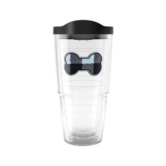 Tervis Plaid Bone Made in USA Double Walled  Insulated Tumbler Travel Cup Keeps Drinks Cold & Hot, 24oz, Classic