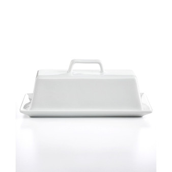 Whiteware Covered Butter Dish, Created for Macy's