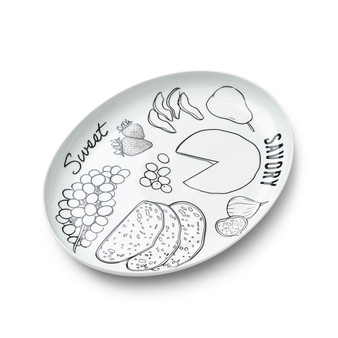 Sketched Porcelain Cheese Platter, Created for Macy's