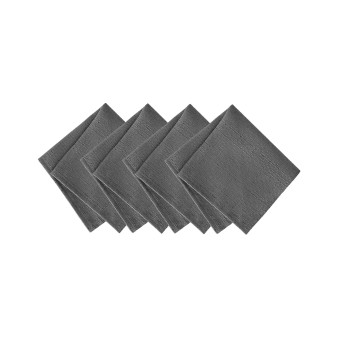 Laurel Solid Texture Water and Stain Resistant Napkins, Set of 4