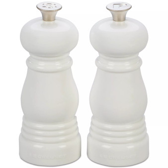 Petite Salt and Pepper Mill Set with Adjustable Grind