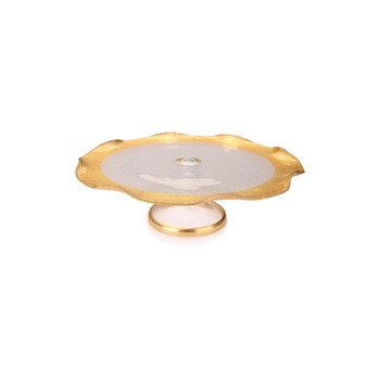 8" Wavy Cake Stand