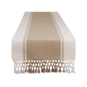 Dobby Stripe Table Runner, 13" x 72"
