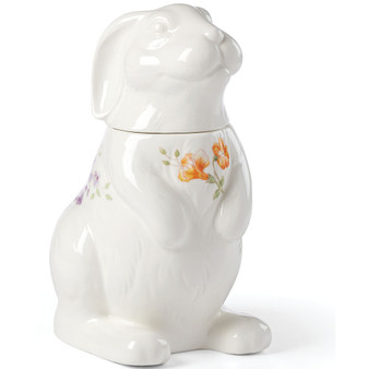 Butterfly Meadow Bunny Cookie Jar