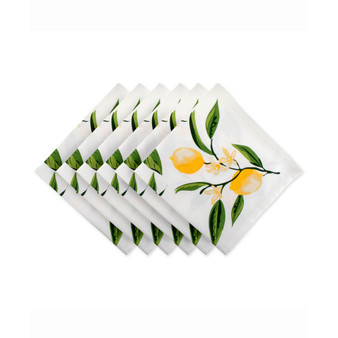 Lemon Bliss Print Napkin Set of 6