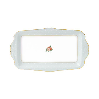 Old Country Roses Polka Rose Sandwich Tray