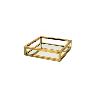 8" Square Mirror Napkin Holder