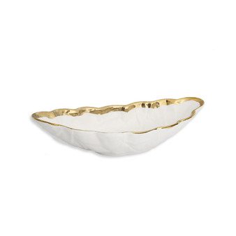 16.75" Leaf Shaped Bowl