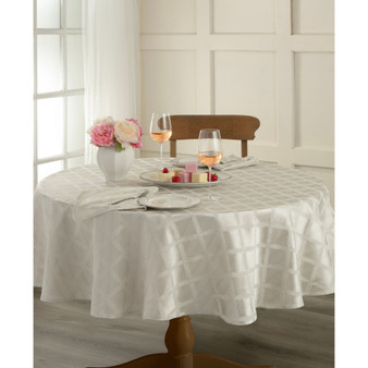 Laurel Leaf Round Tablecloth 90" x 90"