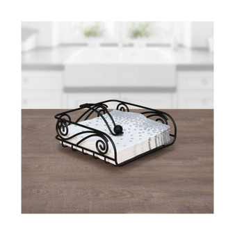 Scroll Deco Weighted Napkin Holder