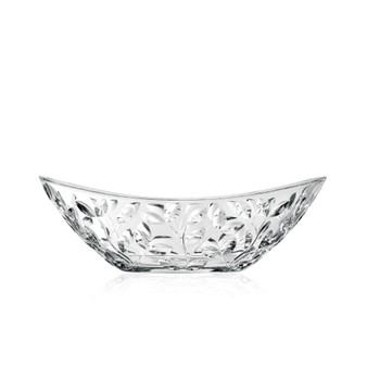 RCR Laurus Crystal Oval Bowl
