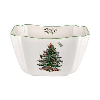 Christmas Tree Small Square Bowl