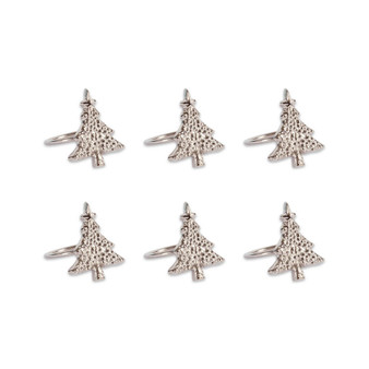 Christmas Tree Napkin Ring, Set of 6