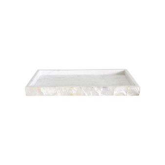 Mother of Pearl White Marble Tray