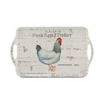 Pimpernel On the Farm Large Melamine Handled Tray