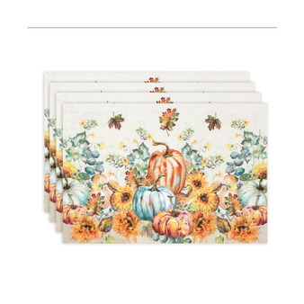 Harvest Sun Set of 4 Placemats, 13" x 19"