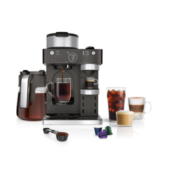 CFN601 Espresso & Coffee Barista System, Single-Serve Coffee & Nespresso Capsule Compatible